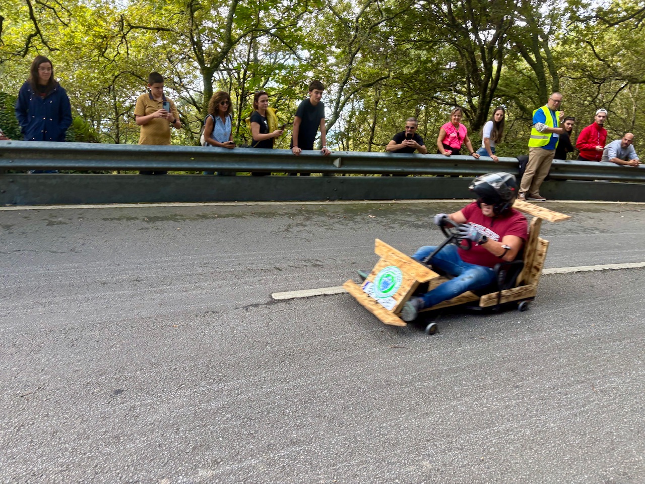Penha Mountain Rolling Cart Race
